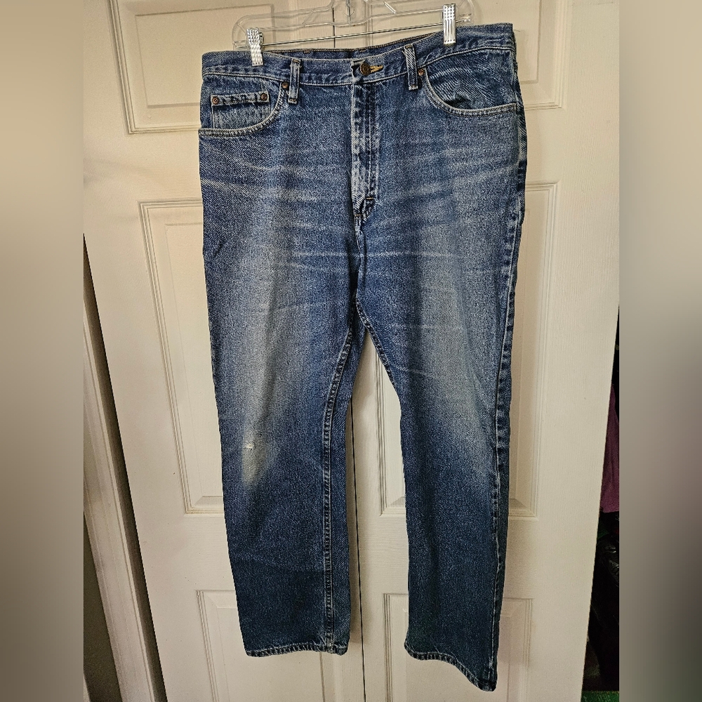 Wrangler Men's Regular Fit Blue Jeans
